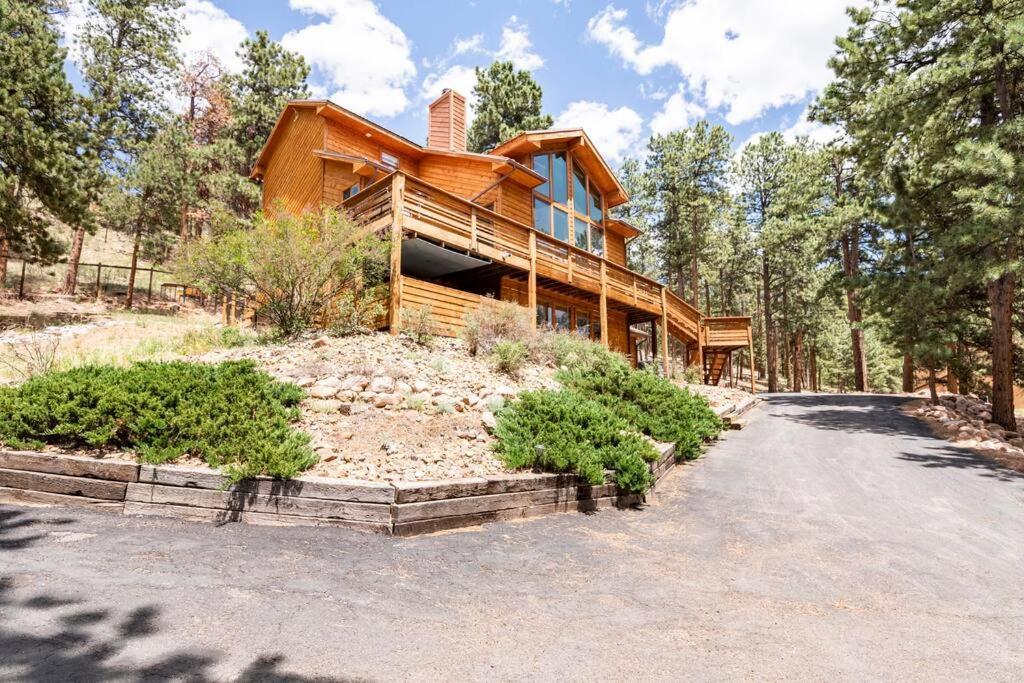 Private Hot Tub Overlooking Pikes Peak Woodland Park Εξωτερικό φωτογραφία